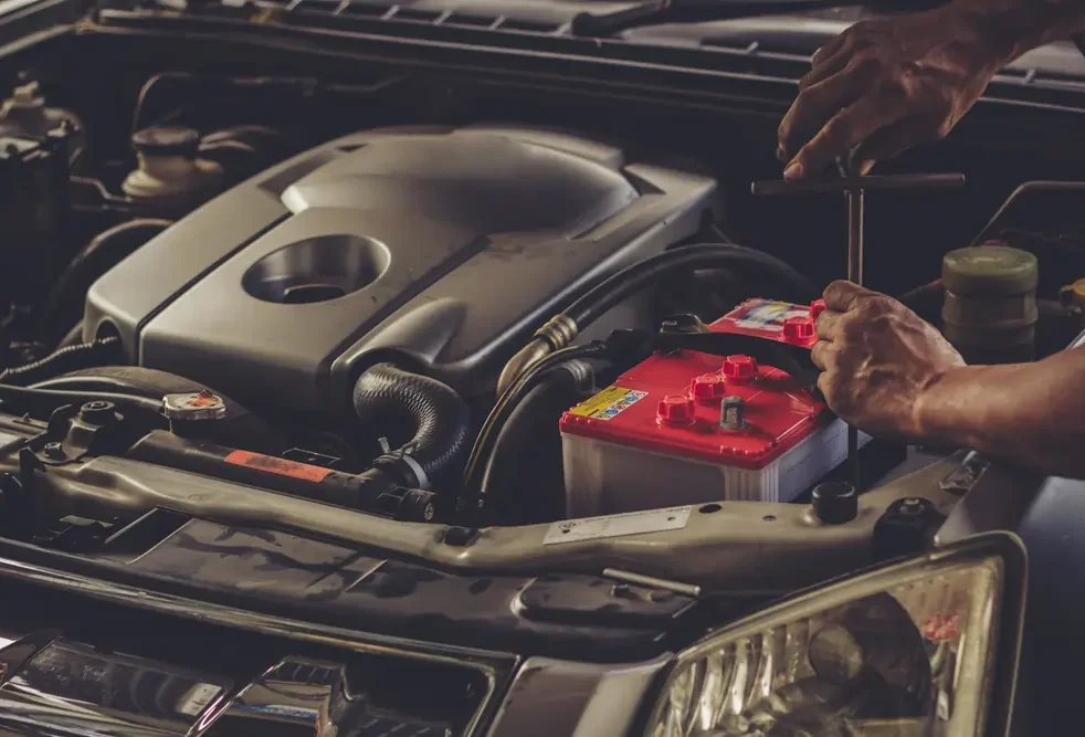 Car battery checks with every oil change.